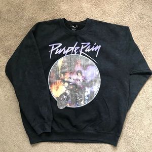 Missguided Prince Purple Rain Sweatshirt